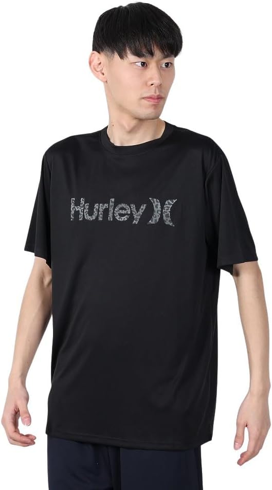 ハーレー（HURLEY） ラッシュガード RASH LEO OAO 半袖Tシャツ 24 MRG2411028-BLK