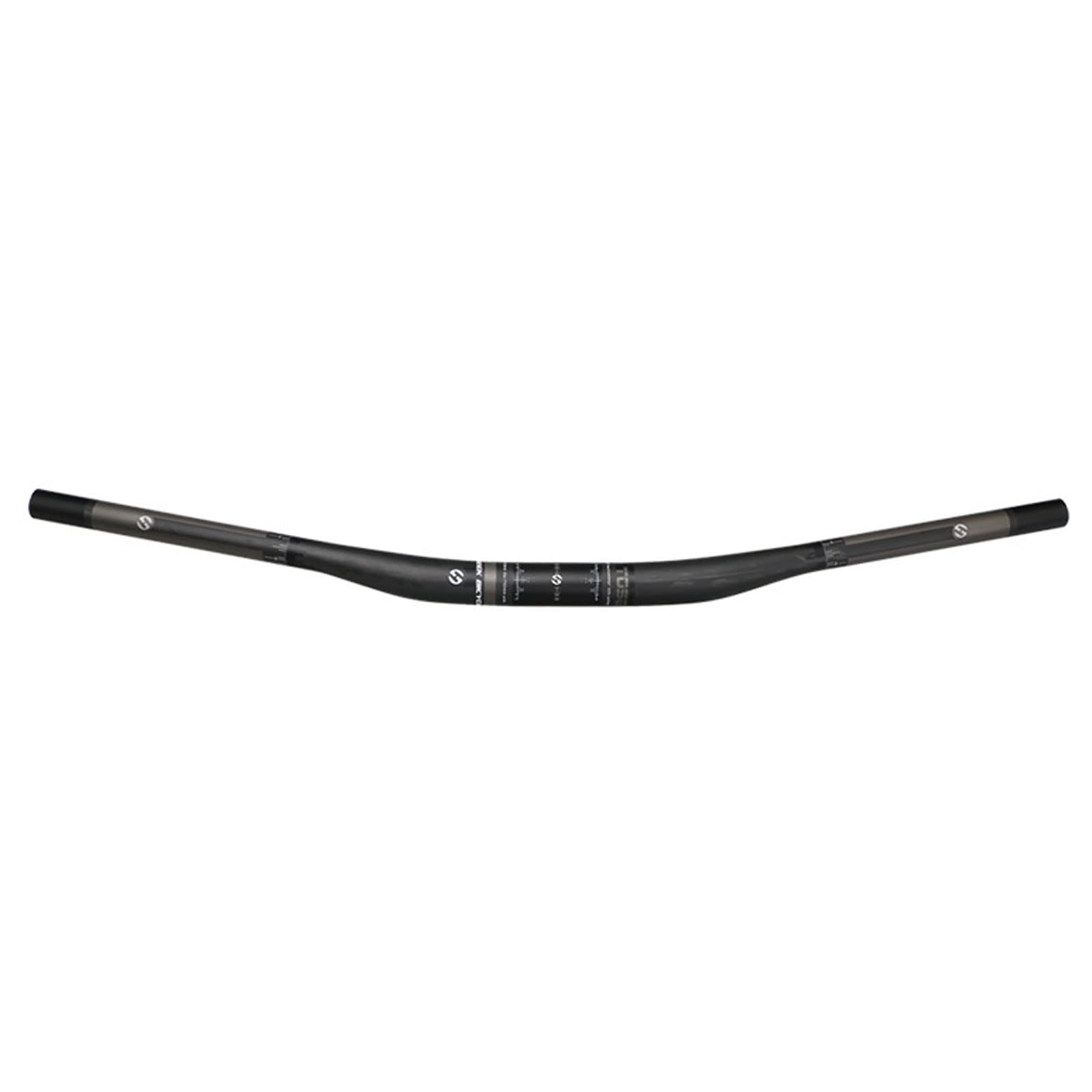Guidon de VTT en fibre de carbone 31,8 mm Hauteur 15 mm