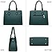 Purses and Handbags for Women Satchel Fashion Ladies Top Handle Shoulder Tote Bags(Dark Green)