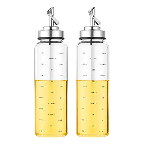 Bouteille d'huile d'olive 500ml étanche à retournement automatique pour cuisson