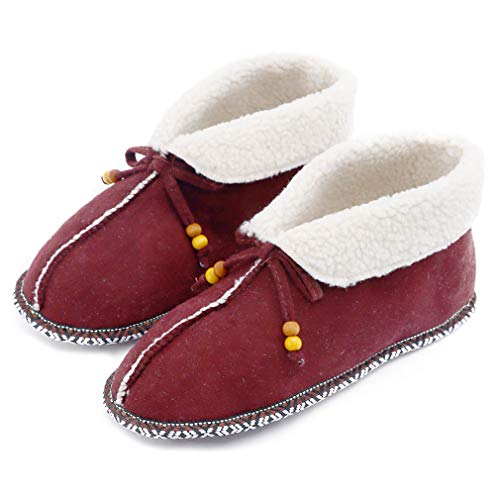 Millffy Women's Comfy House Slipper Wool Blend Moccasins Slip on Indoor Soft Sock Slippers Shoes