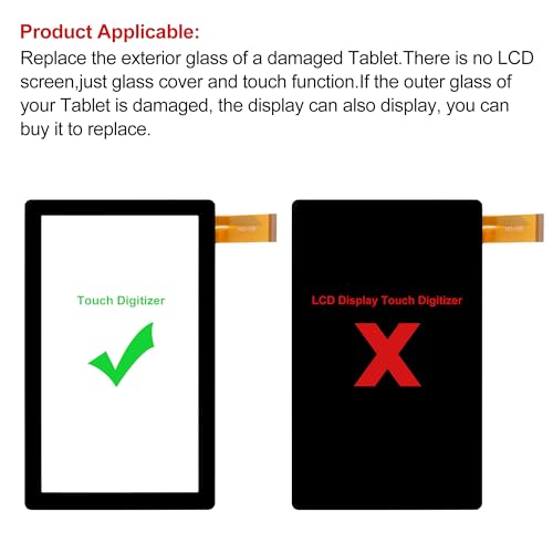 Écran tactile de remplacement pour tablette Contixo V8 avec outils - 3