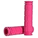 Vélo Guidon Poignées Vélo Poignée Couvercle De Protection Unisexe en Caoutchouc Anti-dérapant À Vélo Poignée Manches Rose