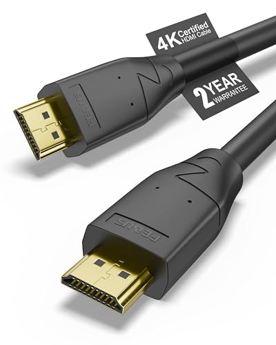 Image of FEDUS VELOCE CERTIFIED 4K HDMI Cable Wire with ARC Ethernet, 4K@60Hz, 2K@120Hz, 1.5 Meter High Speed 18Gbps HDMI 2.0 Male to Male Cord, ARC, HDR10 for TV, Monitor, Laptop, PC & PS5 PS4, Computer,Xbox