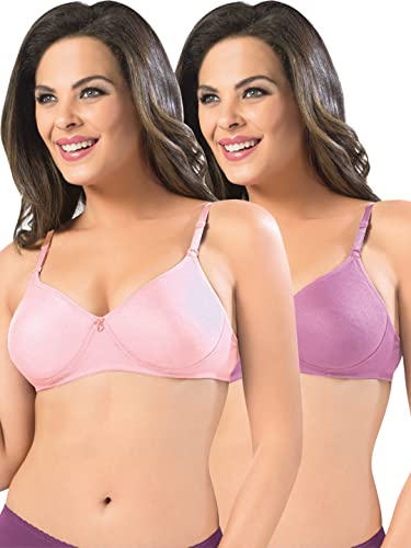 Image of SONARI Women's Non-Padded T-Shirt Bra | Wire-Free, Medium Coverage, Comfortable Polyester-Cotton Blend Fabric | Adjustable Straps, Ideal for Sports Catwalk