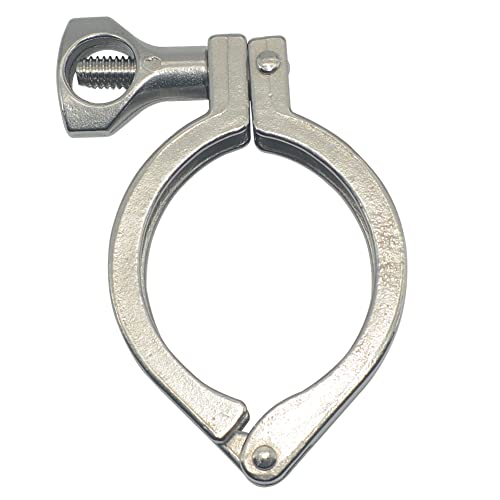 DAN SPEED Stainless Steel SS 316 Heavy Duty Clamp,Sanitary Tri Clamp Clover With Single Pin (2inch)
