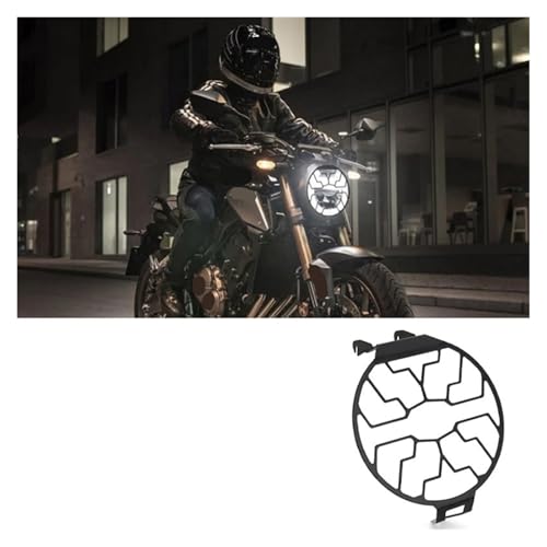 Protection phare moto CB650R calandre robuste en acier durable