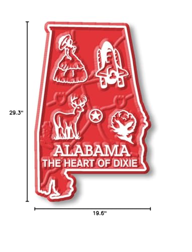 Original 51-Piece State Magnet Collector's Set, 51 Vintage Magnets with Metal Display Board, Made in The USA - Image 7