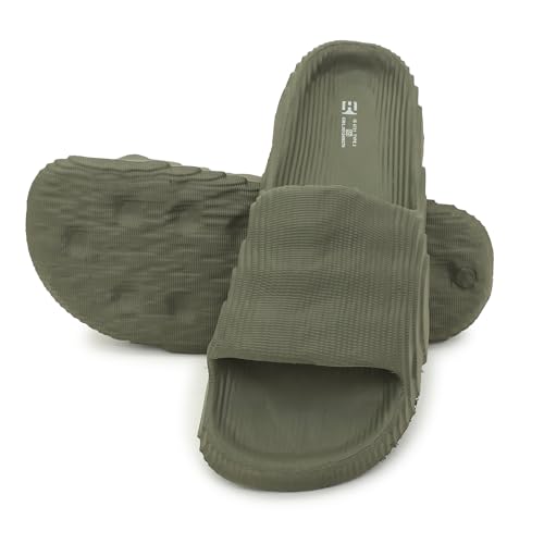 Image of Hygear Men's Almatiny EVA Slides | Ultra Soft Cushion | Lightweight | Waterproof | Stylish |Anti-Skid | Comfortable Everyday Slides for Men