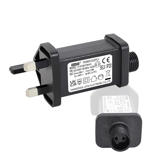 36V 15W String Lights Indoor-Outdoor Power Adapter for CZJUTAI JT-DC36V15W /12W /9W /7.2W /6W -IP20 Christmas Lighting [U7T5]