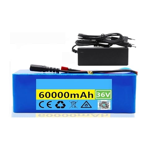 Batería de litio para bicicleta eléctrica de 36 V 10S3P, batería para patinete eléctrico, paquete de baterías de litio, accesorios de repuesto para patinete de 36 V 60 Ah, compatible con motores XT3