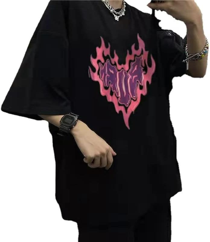 Alternativa Dark Academia Graphic Camisetas Grunge Manga Corta Oversized Streetwear Preppy Cyberpunk Techwear