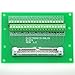 Electronics-Salon IDC40 2x20 Pins 0.1" Male Header Breakout Board, Terminal Block, Connector.