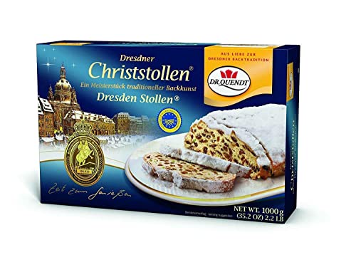 Christstollen pravé Drážďany 1000 g ++NDR tradiční produkt a kultovní produkt Ossi