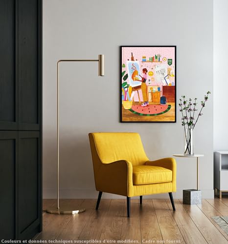 Puzzle 1500 pièces : Atelier d'artiste Laura Lhuillier Ravensburger Nathan - vue 4