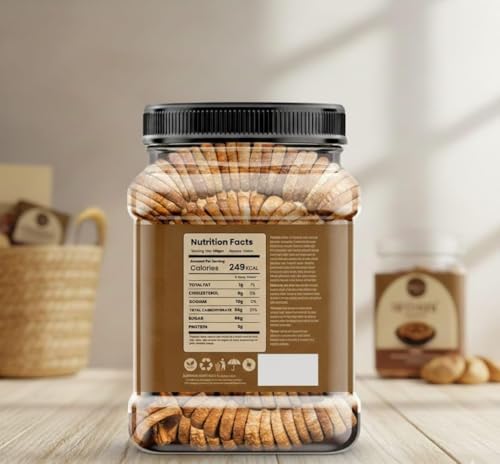 Image of TREE NUTS Afghani Anjeer 1KG | Dried Figs | Naturally Sweet & Soft | No Added Sugar | Source of Fibre | Dry Fruit Snack | Jar Pack (500GM of 2 PACK)