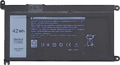 Batterie YRDD6 Dell Inspiron 15 3593 5593 Vostro 5590 Ordinateur 42Wh