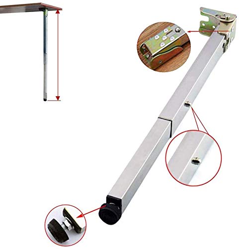 Pieds télescopiques en métal avec support de levage push-pull robuste - 4