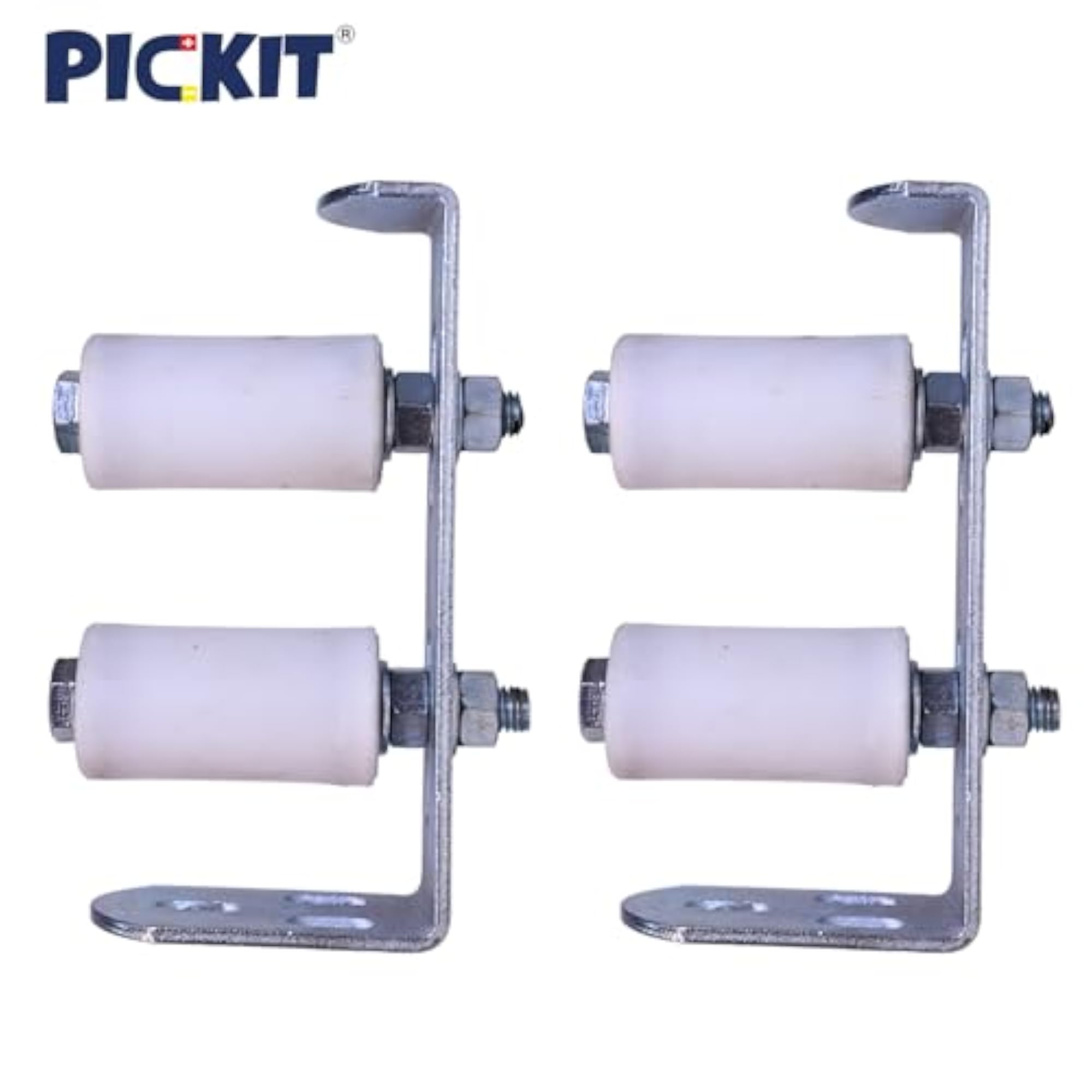 Adjustable Steel L-Bracket Sliding Gate Roller Guide Set