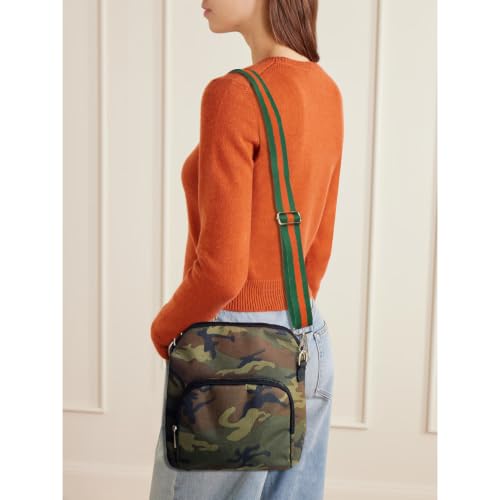 Image of Dyalsa Small Crossbody Bags for Women Canvas /PU Mini Crossbody Purse, Shoulder Bag Traveling Workout