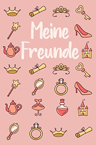 Meine Freunde: Freundebuch für Mädchen (German Edition)