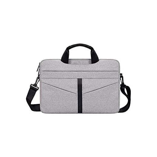 Joyfeel Buy Maletín para ordenador portátil o tablet de 14,1 pulgadas, impermeable, maletín de negocios, maletín de ordenador portátil, bandolera para viaje/escuela/hombre/mujer