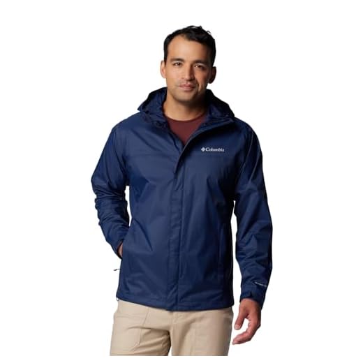 Columbia Men's Watertight II Rain Jacket Navy