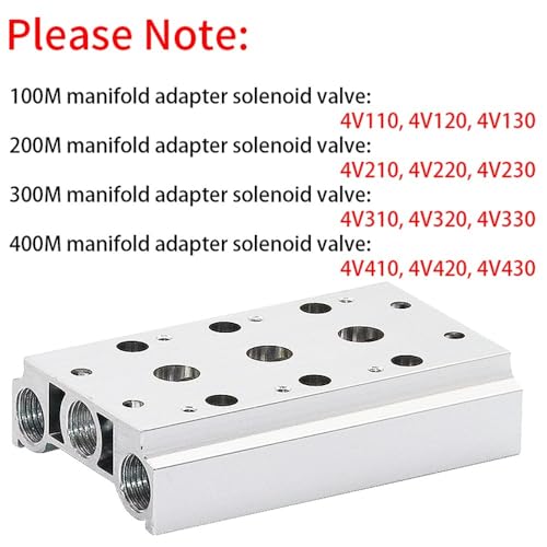 Base d'électrovanne 4V210 pour centraliser 10 stations pneumatiques 200M - 4
