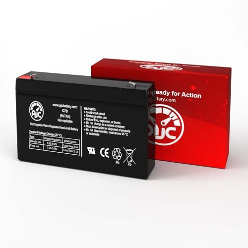Batería AJC Compatible para Carpenter Watchman CL0001 6V 7Ah miniatura 2