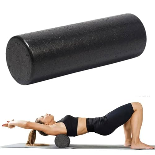 Rodillos de espuma de alta densidad, herramienta de masaje atlético firme de cuerpo completo para estiramiento de espalda, yoga, ejercicio, pilates, recuperación muscular después del entrenamiento