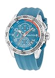 Nautica Men's NAPNSS303 NST 101 Light Blue Silicone Strap Watch