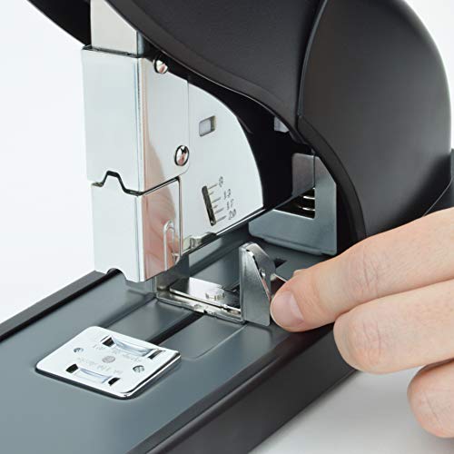 Rapesco 1551 ECO HD-210 Hochleistung-Blockheftgerät mit 1000 Heftklammern des Typs 923/15mm, Schwarz