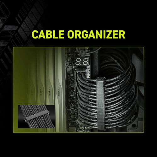 MSI MAG A1000GLS PCIE5 - Alimentatore da gioco compatto completamente modulare, 1000 W, 80+ oro, ATX 3.1 e PCIe 5.1 Ready, cavo nativo bicolore 12V-2x6, a basso rumore, cavo guaina in rilievo, 10 anni - Alimentatore - Immagine 6