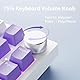AJAZZ AK820 Kabelgebundene Mechanische Tastatur, Gaming-Tastatur, Südausrichtung RGB|Lautstärkeregler|82 Tasten|PBT-Tastenkappen|Poron Cotton|Hot-Swap-Fähiger, Custom Drivers für Windows MacOS Linux