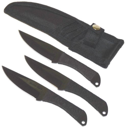 Knives 3pc Throwing Knife Set Full Tang
