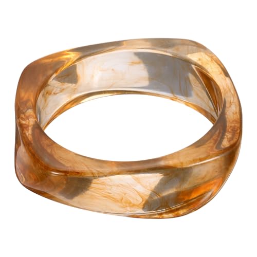Bracelet jonc résine acrylique léger anti irritation pour femme