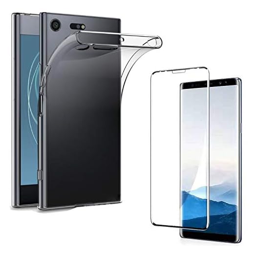 Eximmobile - Silikonfodral + pansarfolie kompatibel med Samsung Galaxy S8, tunt skyddsfodral + displayskydd, robust mobiltelefonficka med skyddande film, TPU-skydd, klart mobilskal