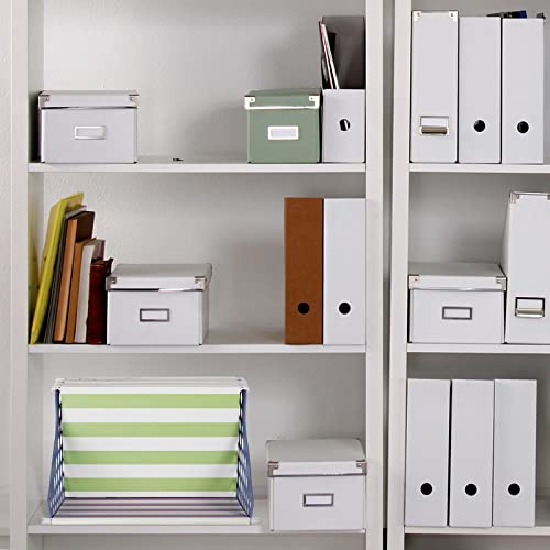 24 Pack Hanging File Folders Letter Size 1/5 Cut Adjustable Tab Macaron Striped Hanging File Organizer And Interior Folders Holder For Home Office Paper Organization, 11.7 X 9.3 Inch (Stripe Style) #TOP6