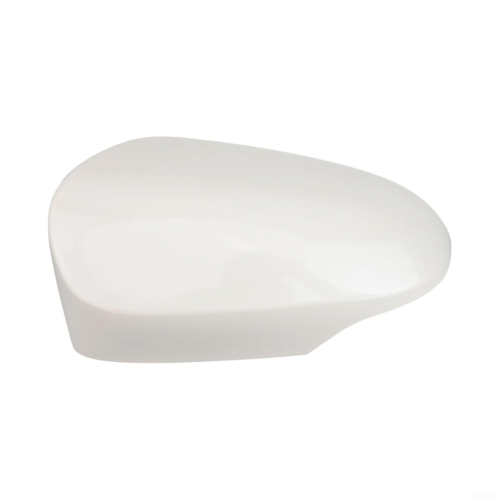 Cache Rétroviseur Gauche Brillant Noir & Blanc - Coque Miroir Extérieur Pour Toyota Yaris 2012-2020 - Look Sport & Protection Parfaite