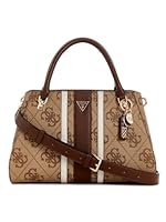 Guess Noelle II Luxus-Damen-SatchelLatte-Logo/Braun/U