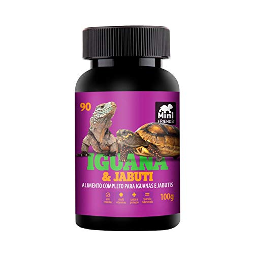 Ração Mini Friends para Iguana e Jabuti sabor Frutas e Vegetais 100g