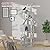 Dogat Cat Tree, 208cm Large Cat Tree for in Door Cats, Multi-Level Cat Climbing Frame with 16 Scratching Posts, Cat Play Tower with Perches, Cat Condo and Hammock, for Large and Small Cats, Light Grey