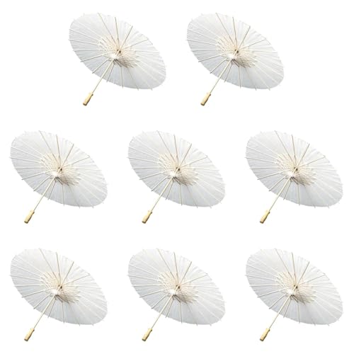 Paraguas de papel engrasado de 60 cm sombrilla china artesanal para decoración