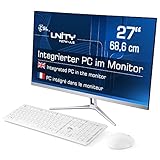 Der CSL Unity F27W-JLS ist ein eleganter, leistungsstarker All-In-One Desktop-PC. Seine Ausstattung bietet eine starke Grundlage für alle gängigen Office-Anwendungen, hochauflösendes Media-Streaming und Casual Gaming. Das im Lieferumfang enthaltene Maus- und Tastatur-Set sorgt außerdem für einen reibungslosen Einsatz im Home Office.