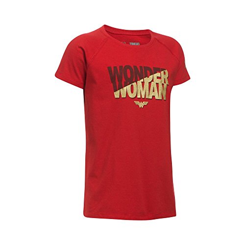 Under Armour Girls Wonder Woman Short Sleeve Tee