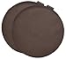 Produktbild Magma-Heimtex AVARO Stuhlkissen Filzimitat 2´er-Set rund Ø ca. 35cm (braun)