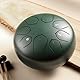 Rain Drum,8 Noten 6 Zoll,Chakra Regentrommel,Stahlzungentrommel Regen,Rain Music Drum,Rain Drum Outdoor,Rain Drum Garten,Handpan mit Schlägel,Percussion Instrumente (8-Ton 6-Zoll)