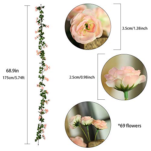 A-69 Heads rose flower garlands