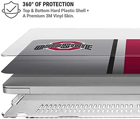 Skinit Case + Skin Compatible with MacBook Air 13in (2020) - Officially Licensed Ohio State University Buckeyes Design