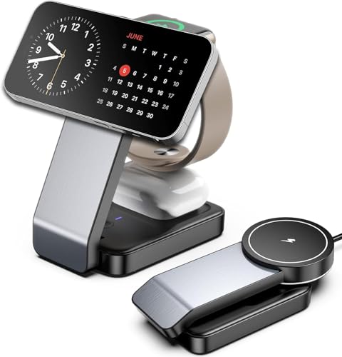 Station de charge rapide premium au design mince pour iPhone 16 Pro